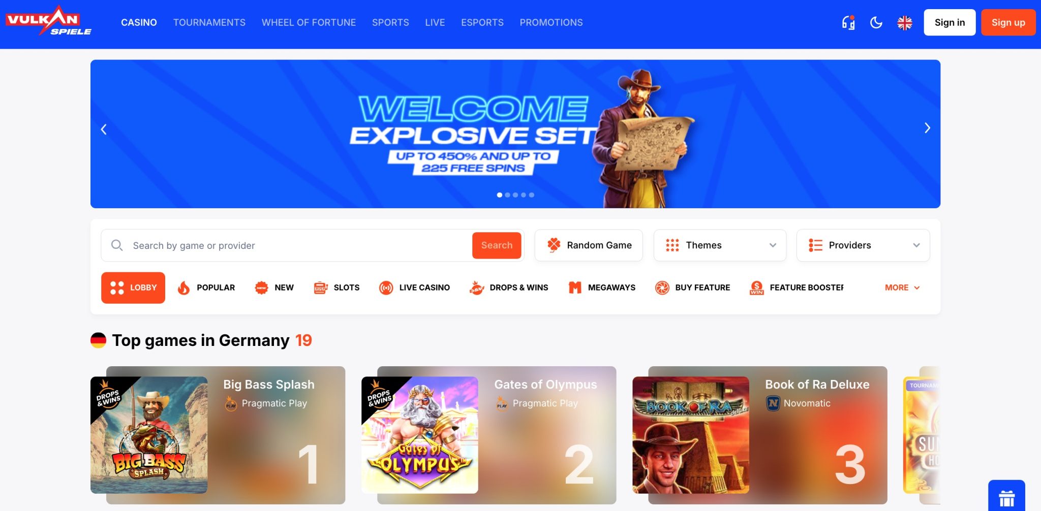 Vulkanspiele Casino Official Website | €1,500 + 225 Free Spins 🎁
